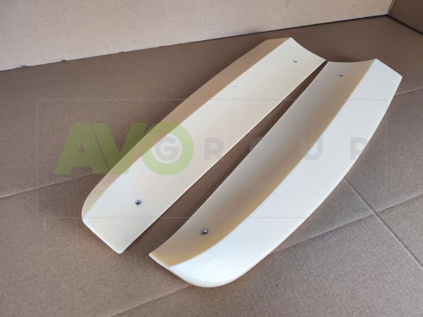 Double door barn twin rear trunk spoiler for Ford Transit Custom 2012-2019
