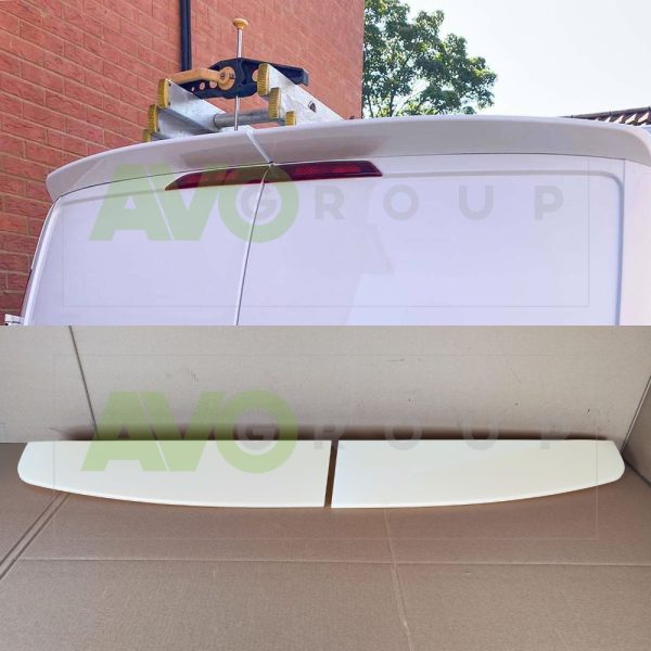 Double door barn twin rear trunk spoiler for Ford Transit Custom 2012-2019