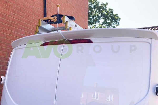 Double door barn twin rear trunk spoiler for Ford Transit Custom 2012-2019