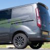 Double door barn twin rear trunk spoiler for Ford Transit Custom 2012-2019