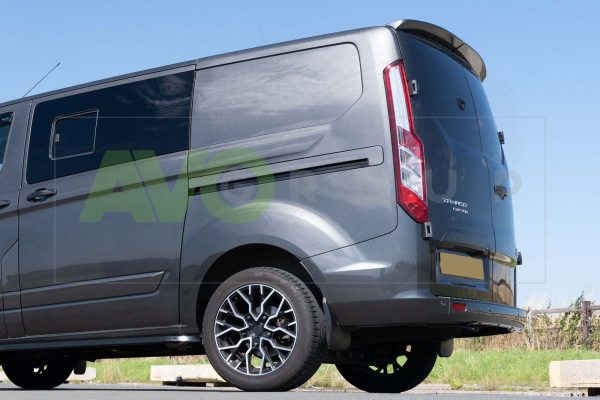 Double door barn twin rear trunk spoiler for Ford Transit Custom 2012-2019