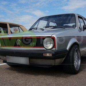 Front bumper for VW Golf 1 1973-1983 Black matt