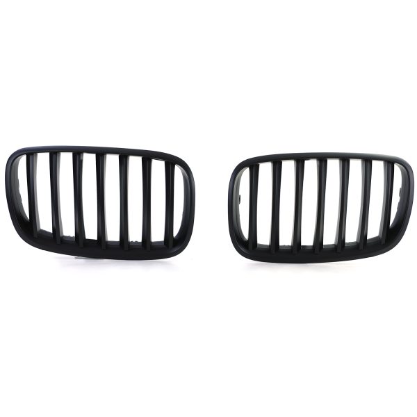 Front grilles kidney for BMW X5/X6 E70/E71 07-14 Performance Black matt