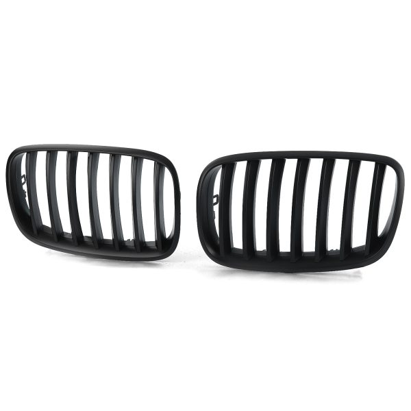 Front grilles kidney for BMW X5/X6 E70/E71 07-14 Performance Black matt