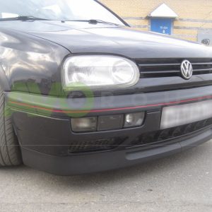GTI / VR6 look front bumper spoiler splitter for VW Golf 3 1991-1999 ABS Matt