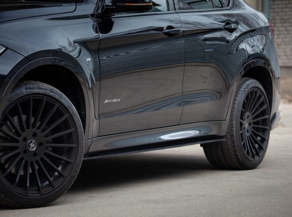 Performance carbon side skirts add-ons set for BMW X6 F16 X6M F16
