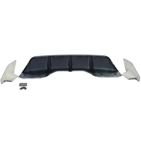 Performance rear bumper diffuser and side flaps for BMW X6 F16 14-19 ABS Gloss