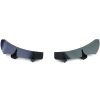 Rear Bumper diffuser addon with ribs / fins / side splitters for VW Golf 6 R20 2008-2013