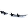 Rear Bumper diffuser addon with ribs / fins / side splitters for VW Golf 6 R20 2008-2013