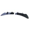 Rear Bumper diffuser addon with ribs / fins / side splitters for VW Golf 6 R20 2008-2013
