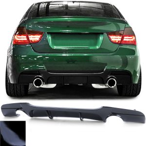 335i 335d Rear Bumper Diffuser for BMW 3 E90 / E91 2005-2012 ABS Gloss