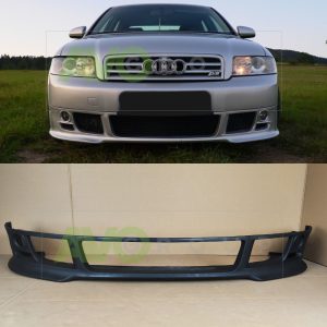 Priekšējā bampera uzlika / spoileris / lūpa priekš Audi A4 B6 2000-2005 v2 Saloon/Avant