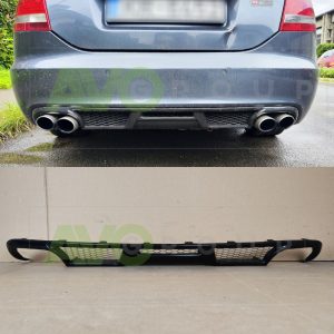 A Style Aizmugurējā bampera difuzors priekš AUDI A6 C6 4F 2004-2008