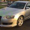 A Style Накладка переднего бампера / Спойлер / Губа для Audi A6 C6 2004-2011 – Изображение 4