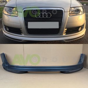 A Style Priekšējā bampera uzlika / spoileris / lūpa priekš Audi A6 C6 2004-2011