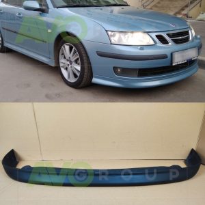 AERO Look Front Spoiler Splitter for Saab 9-3 Mk2 Sedan / Combi 2002-2008