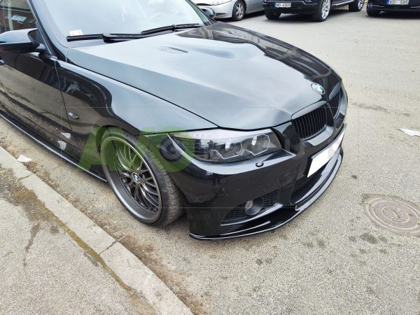 Накладка переднего бампера / Спойлер / Губа для BMW 3 E90 / E91 / E92 / E93 / M3 2005-2012 (Copy) – Изображение 3