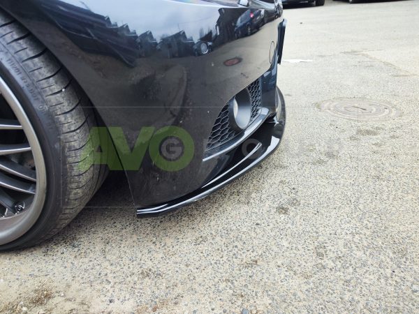 Накладка переднего бампера / Спойлер / Губа для BMW 3 E90 / E91 / E92 / E93 / M3 2005-2012 (Copy) – Изображение 4
