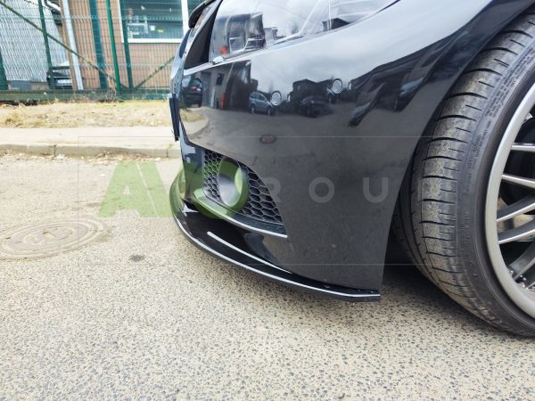 Накладка переднего бампера / Спойлер / Губа для BMW 3 E90 / E91 / E92 / E93 / M3 2005-2012 (Copy) – Изображение 6