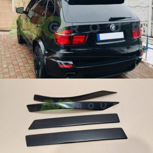Aizmugurējās lukturu uzlikas priekš BMW X5 E70 2007-2013 ABS Matt