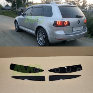 Aizmugurējas lukturu uzlikas priekš VW Touareg 1 2002-2010 ABS Gloss