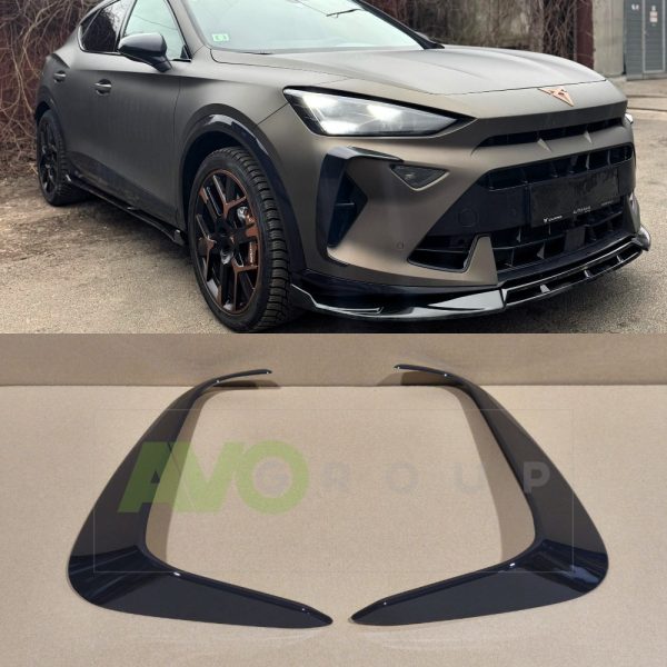 Black gloss vent frames for front bumper Cupra Formentor Facelift ABS Gloss
