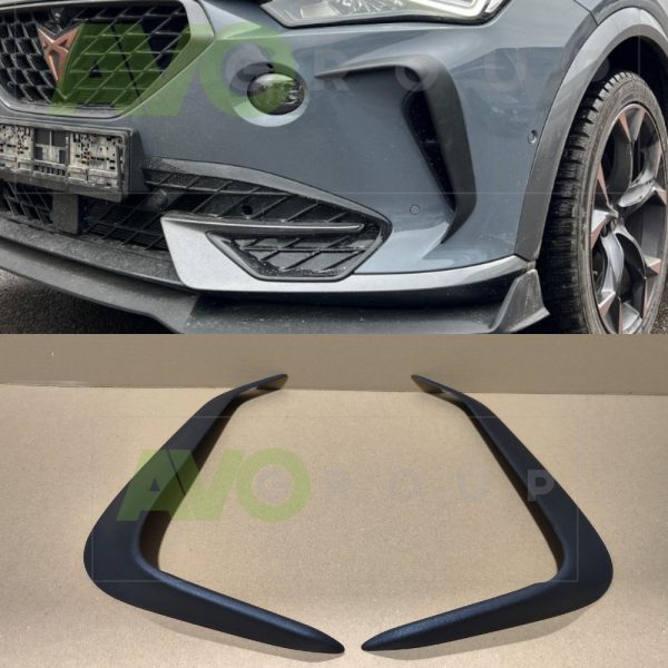 Black matt vent frames for front bumper Cupra Formentor ABS Matt