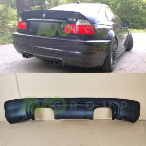 CSL Rear bumper diffuser for BMW M3 E46