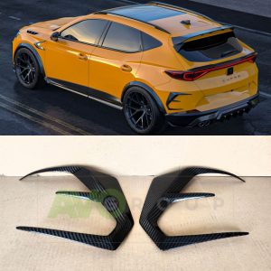 Carbon fiber rear wing / fender vent frame diffuser for Cupra Formentor