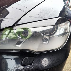 Carbon headlight eyelids for BMW X5 E70 2007-2013