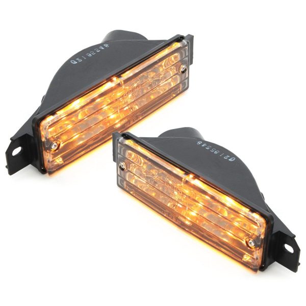 Crystal Smoked Front Turnsignals/ corner lights For BMW E30 87-93 - Image 8