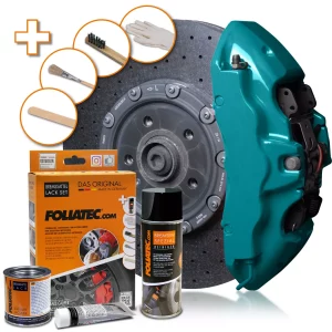 Foliatec MIAMI BEACH BLUE Brake Caliper Lacquer Set