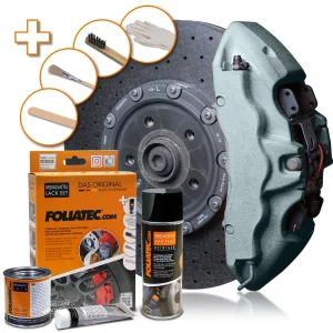 Foliatec MARINA BAY SILVER METALLIC Brake Caliper Lacquer Set