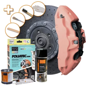 Foliatec PASTELL - JUICY PEACH Brake Caliper Lacquer Set