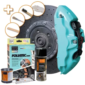 Foliatec PASTELL - PEPPER MINT Brake Caliper Lacquer Set