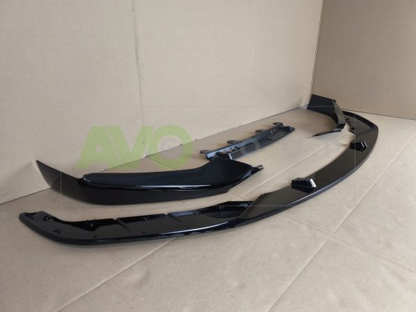 Front Bumper Spoiler Lip for BMW 5 G30 / G31 2016-2020 ABS Gloss - Image 11