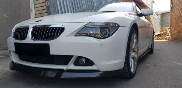 Front Bumper Spoiler Lip for BMW 6 E63 E64 2003-2007 SE - Image 2