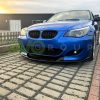 HM Style Накладка переднего бампера / Спойлер / Губа для BMW M5 Style / M5 Look E60 / E61 2003-2010 – Изображение 4