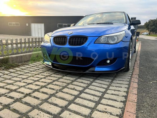 Накладка переднего бампера / Спойлер / Губа для BMW M5 E60 / E61 2003-2010 (Copy) – Изображение 4