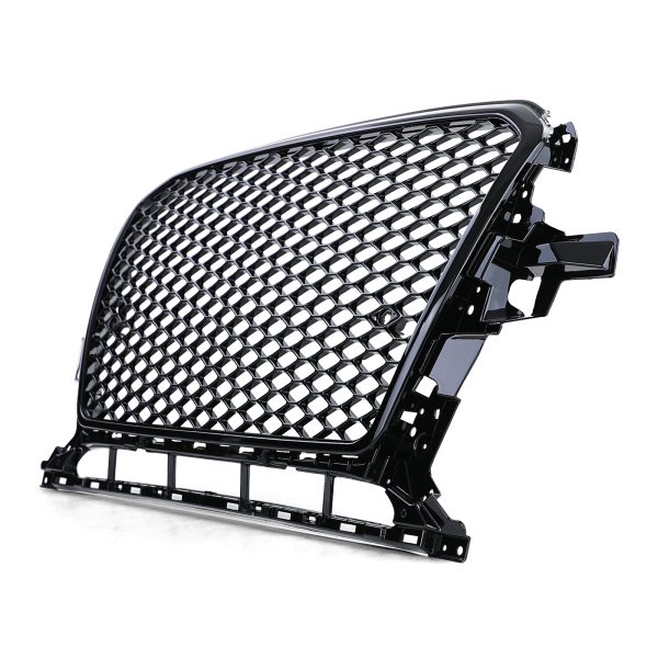 Front Honeycomb Grill for Audi Q5 2012-2016 Black Gloss - Image 2