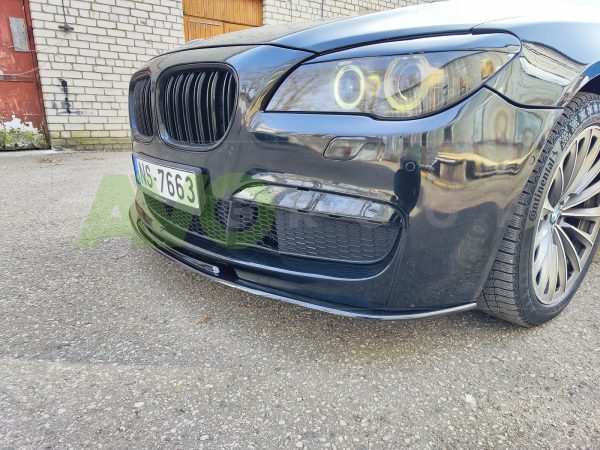 Front Spoiler Splitter for BMW 7 F01 F02 F03 F04 2008-2015 v2 ABS Gloss