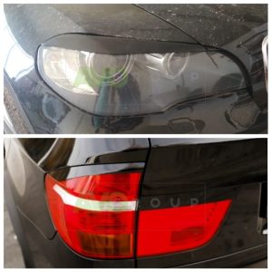 Front and Rear eyelids kit for BMW X5 E70 2007-2013 ABS Gloss