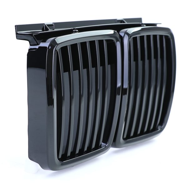 Front grilles kidney for BMW 3 E30 Black gloss - Image 3