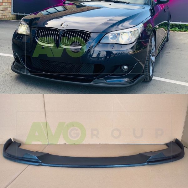 HM Style Priekšējā bampera uzlika / spoileris / lūpa priekš BMW 5 E60 / E61 M Sport
