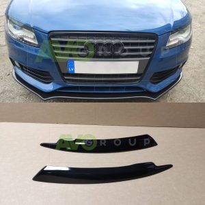 Priekšējo lukturu uzlikas uzacis priekš AUDI A4 B8 2008-2012 v1 ABS Gloss