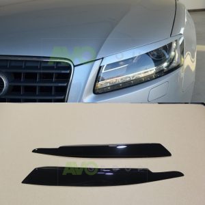 Headlight Eyelids for Audi A5 8T 2007-2011 ABS Gloss
