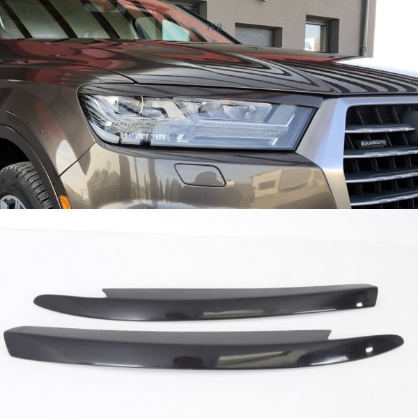 Headlight Eyelids for Audi Q7 4M 2015-2019 GRP