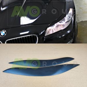 Priekšējo lukturu uzlikas uzacis priekš BMW 5 F10 / F11 2010-2017 ABS Matt