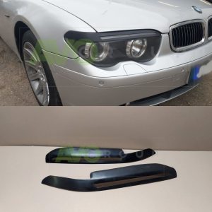 Priekšējo lukturu uzlikas uzacis priekš BMW 7 E65 / E66 ABS Gloss