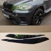 Накладки на фары / Реснички для BMW X5 E70 2007-2013 ABS Gloss
